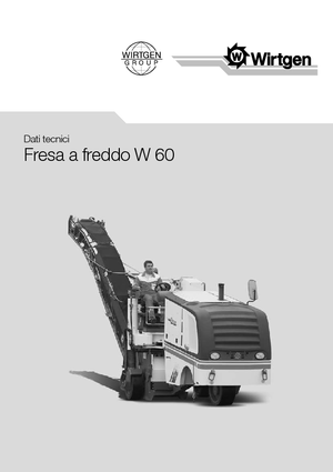 Strojevi za hladno mljevenje Wirtgen W 60