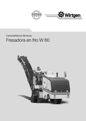 Strojevi za hladno mljevenje Wirtgen W 60