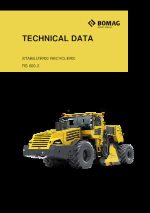 Strojevi za recikliranje cesta/-Hladni reciklaži Bomag RS 600-2