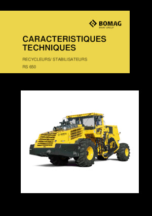 Strojevi za recikliranje cesta/-Hladni reciklaži Bomag RS 650