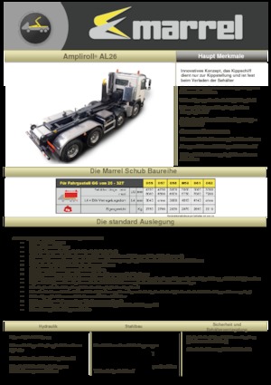 Roll-off kiperi Marrel AL 26 DIN 58 B