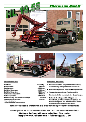 Roll-off kiperi Ellermann HL 19.55