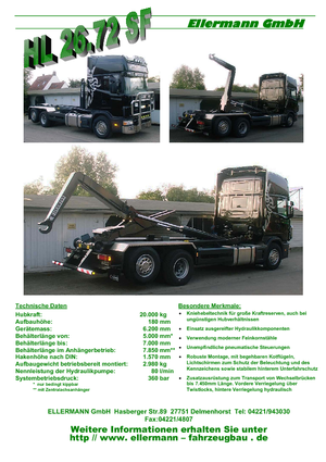 Roll-off kiperi Ellermann HL 26.70 SF