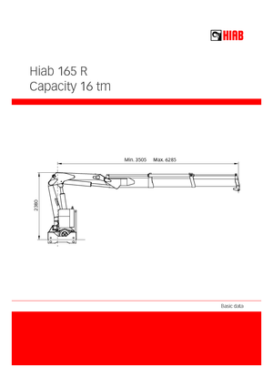 Dizalice na valjak Hiab 165 R-F3