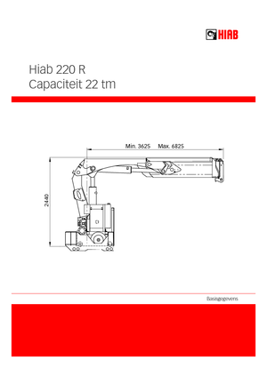 Dizalice na valjak Hiab 220 R-F2