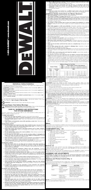Rotacijski čekići DEWALT D25723K