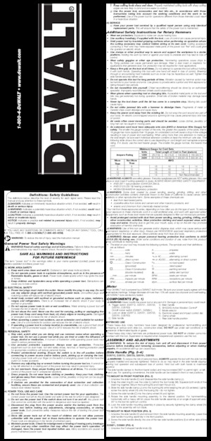 Rotacijski čekići DEWALT D25763K