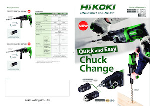 Rotacijski čekići HiKOKI DH26PMC