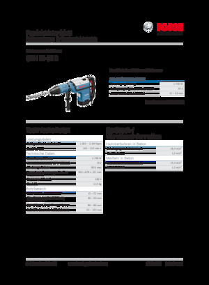 Rotacijski čekići Bosch GBH 12-52 D
