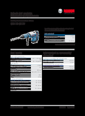 Rotacijski čekići Bosch GBH 12-52 DV