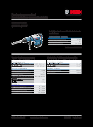Rotacijski čekići Bosch GBH 12-52 DV