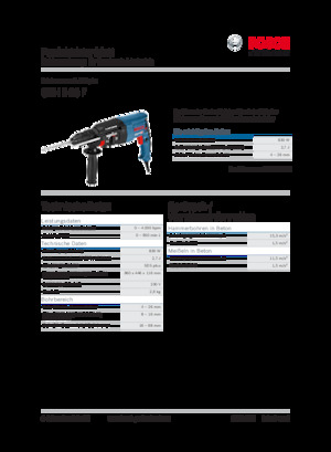 Rotacijski čekići Bosch GBH 2-26 F