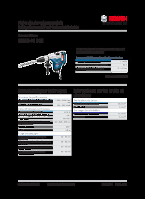 Rotacijski čekići Bosch GBH 5-40 DCE