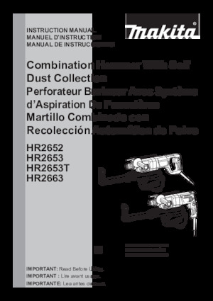 Rotacijski čekići Makita HR2653