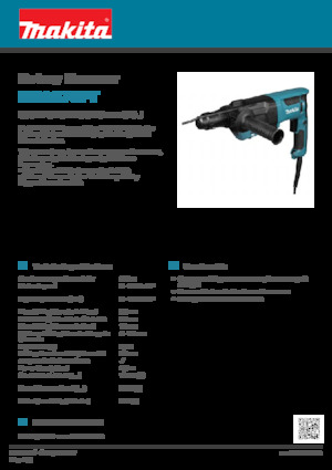 Rotacijski čekići Makita HR2670FT