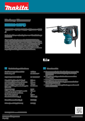 Rotacijski čekići Makita HR3012FC