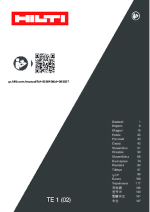 Rotacijski čekići Hilti TE 1