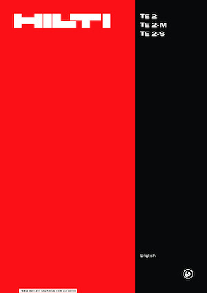 Rotacijski čekići Hilti TE 2