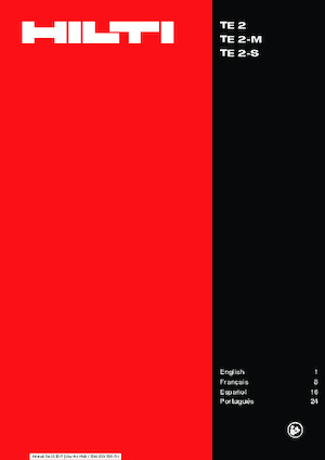 Rotacijski čekići Hilti TE 2