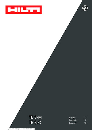 Rotacijski čekići Hilti TE 3-C