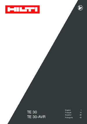 Rotacijski čekići Hilti TE 30