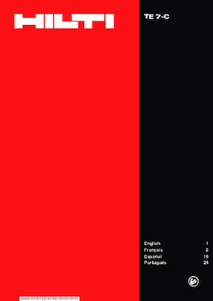 Rotacijski čekići Hilti TE 7-C 