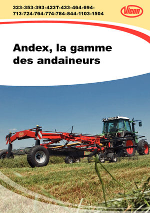 Rotacijske grablje Vicon Andex 464