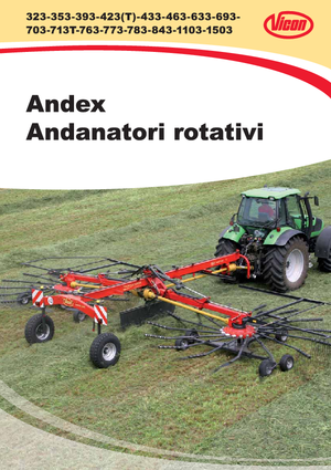 Rotacijske grablje Vicon Andex 464