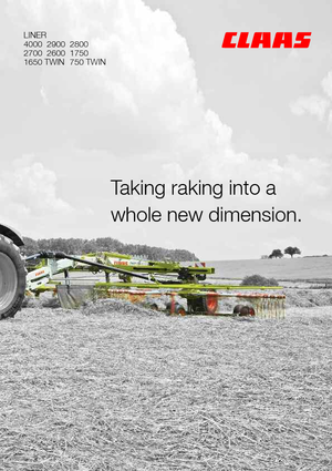 Rotacijske grablje Claas Liner 2600
