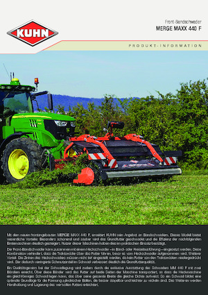 Rotacijske grablje Kuhn Merge Maxx 442 F 