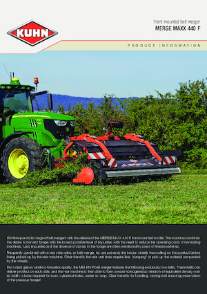 Rotacijske grablje Kuhn Merge Maxx 442 F 