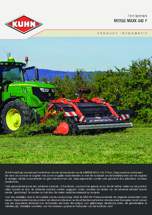 Rotacijske grablje Kuhn Merge Maxx 442 F 