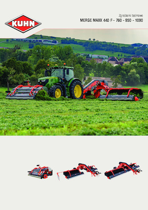 Rotacijske grablje Kuhn Merge Maxx 762