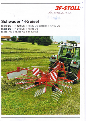 Rotacijske grablje JF-Stoll R 420 DS Special