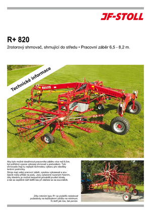 Rotacijske grablje JF-Stoll R 760 Plus