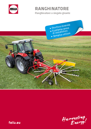 Rotacijske grablje Fella TS 456 DN