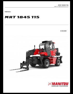 Rotirajući teleskopski utovarivači Manitou MRT 1845-400 115 D