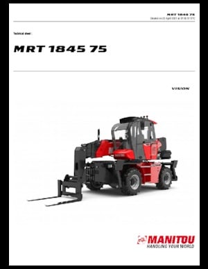 Rotirajući teleskopski utovarivači Manitou MRT 1845-400 75 D