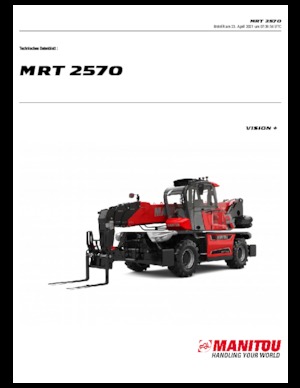 Rotirajući teleskopski utovarivači Manitou MRT 2570-360 175 Y