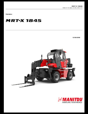 Rotirajući teleskopski utovarivači Manitou MRT-X 1845