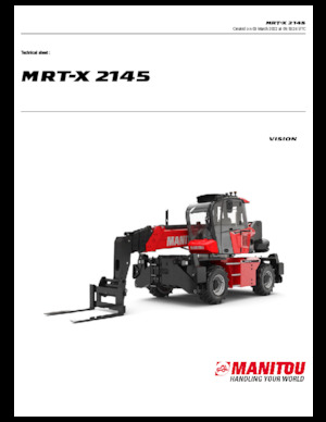 Rotirajući teleskopski utovarivači Manitou MRT-X 2145