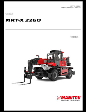 Rotirajući teleskopski utovarivači Manitou MRT-X 2260
