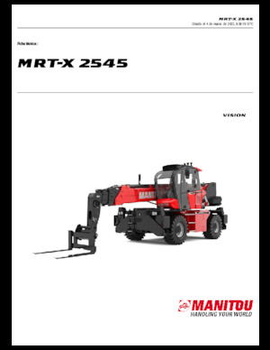 Rotirajući teleskopski utovarivači Manitou MRT-X 2545