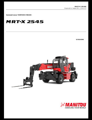 Rotirajući teleskopski utovarivači Manitou MRT-X 2545