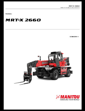 Rotirajući teleskopski utovarivači Manitou MRT-X 2660