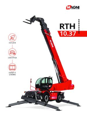 Rotirajući teleskopski utovarivači MAGNI RTH 10.37
