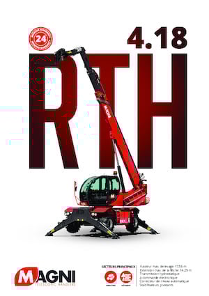 Rotirajući teleskopski utovarivači MAGNI RTH 4.18 Smart
