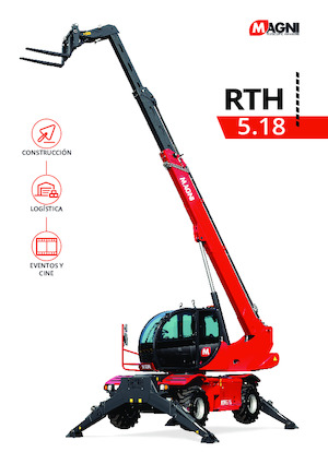 Rotirajući teleskopski utovarivači MAGNI RTH 5.18