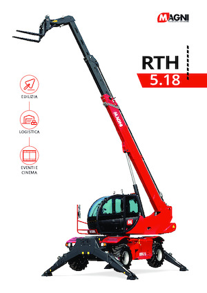 Rotirajući teleskopski utovarivači MAGNI RTH 5.18