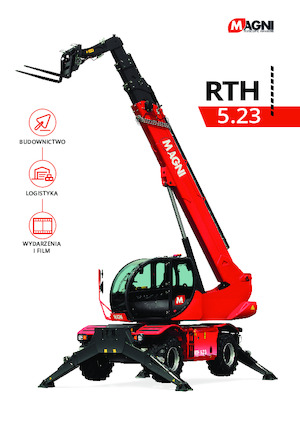Rotirajući teleskopski utovarivači MAGNI RTH 5.23